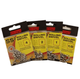 Tronixpro-SS2 Stainless Steel Swivels Zilver Viswartel-Size: 10 | 19kg - Hengelsport De Goeie Vangst