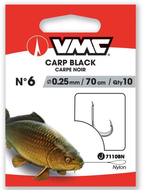 VMC-Karper Onderlijn Met Lus-H4 0.30mm 70cm - De Goeie Vangst