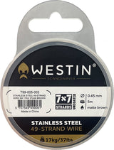 Westin - Coated Stainless Steel 49 - Wire | 5m - T100-005 - Hengelsport De Goeie Vangst