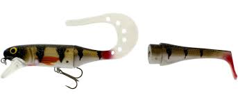Westin-Jätte Teeztail 14cm 29g-Cannibal Perch-14cm-Hengelsport De Goeie Vangst