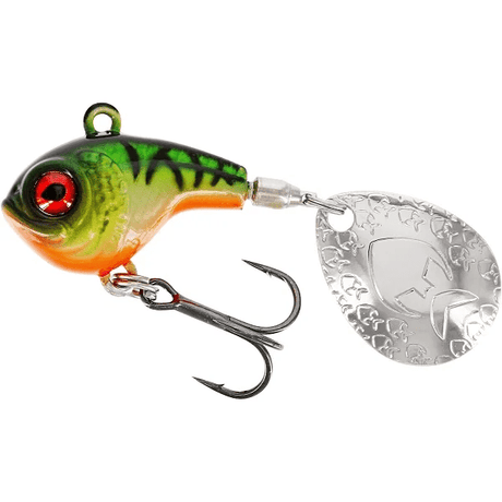 Westin-Dropbite Spintail Jig-Firetiger-17g-Hengelsport De Goeie Vangst