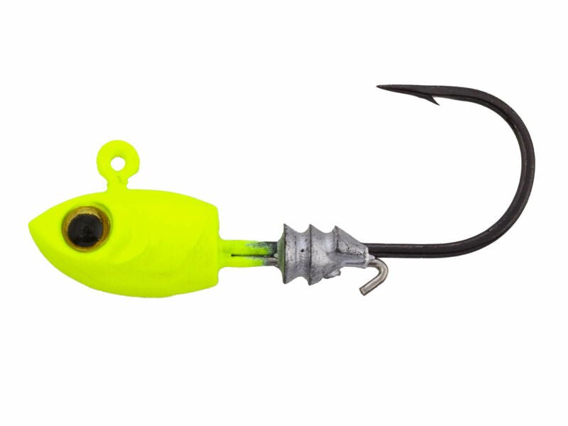 Z-Man-Micro Shad Headz-Chartreuse-Size 6 | 0.9g-Hengelsport De Goeie Vangst