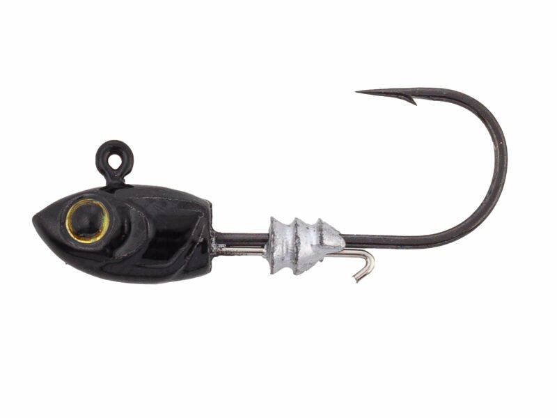 Z-Man-Micro Shad Headz-Zwart-Size 6 | 0.9g-Hengelsport De Goeie Vangst