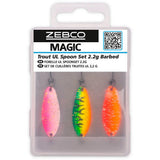 Zebco - Magic Trout UL Spoon Set 2.2g - Hengelsport De Goeie Vangst